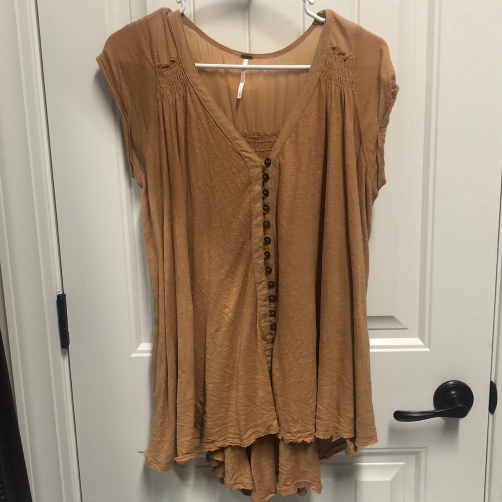 Free People Button Down Blouse